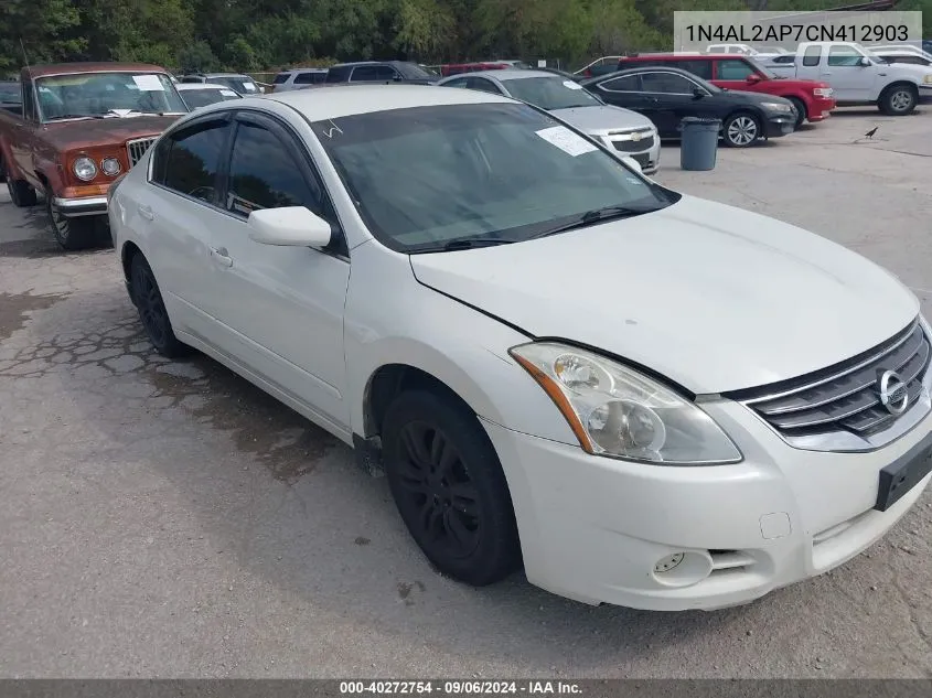 2012 Nissan Altima 2.5 S VIN: 1N4AL2AP7CN412903 Lot: 40272754