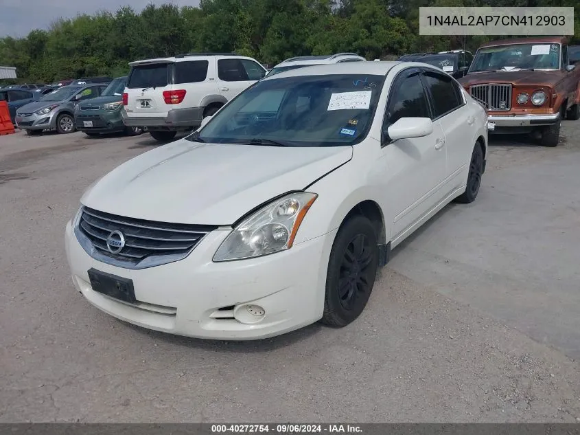 2012 Nissan Altima 2.5 S VIN: 1N4AL2AP7CN412903 Lot: 40272754