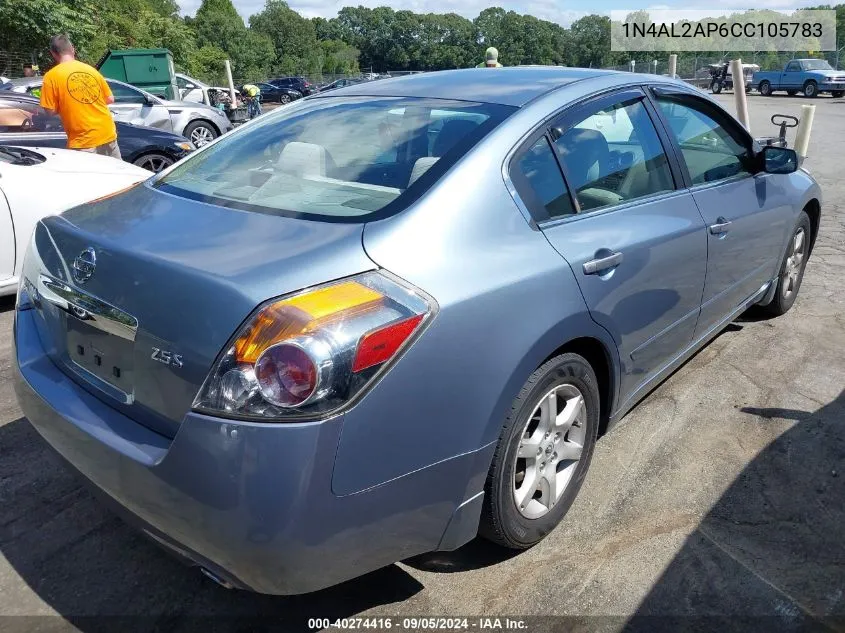 2012 Nissan Altima 2.5 S VIN: 1N4AL2AP6CC105783 Lot: 40274416