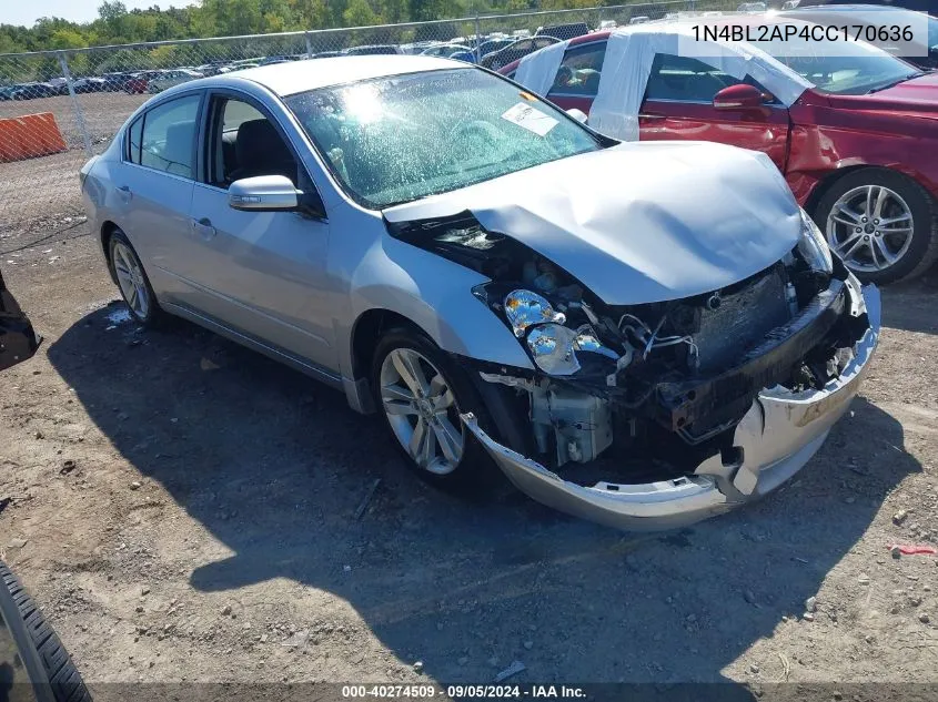 2012 Nissan Altima 3.5 Sr VIN: 1N4BL2AP4CC170636 Lot: 40274509