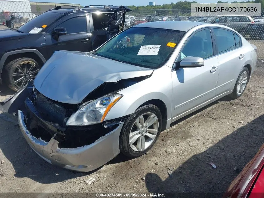 2012 Nissan Altima 3.5 Sr VIN: 1N4BL2AP4CC170636 Lot: 40274509