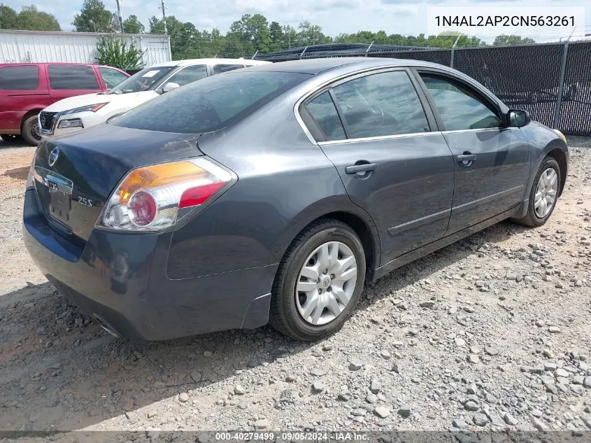 2012 Nissan Altima 2.5 S VIN: 1N4AL2AP2CN563261 Lot: 40279499