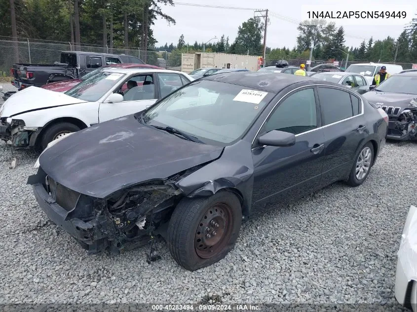 2012 Nissan Altima 2.5 S VIN: 1N4AL2AP5CN549449 Lot: 40283494