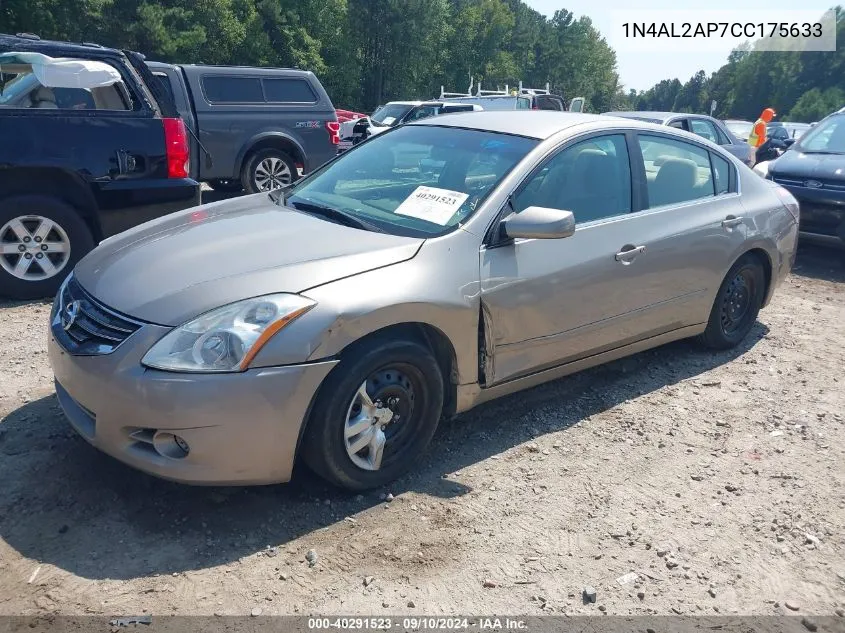 2012 Nissan Altima 2.5 S VIN: 1N4AL2AP7CC175633 Lot: 40291523