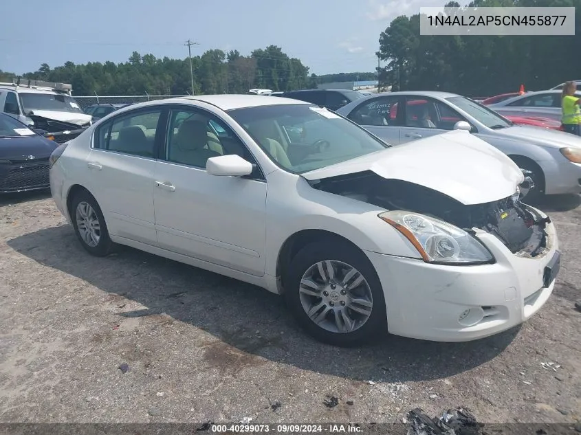 2012 Nissan Altima 2.5 S VIN: 1N4AL2AP5CN455877 Lot: 40299073