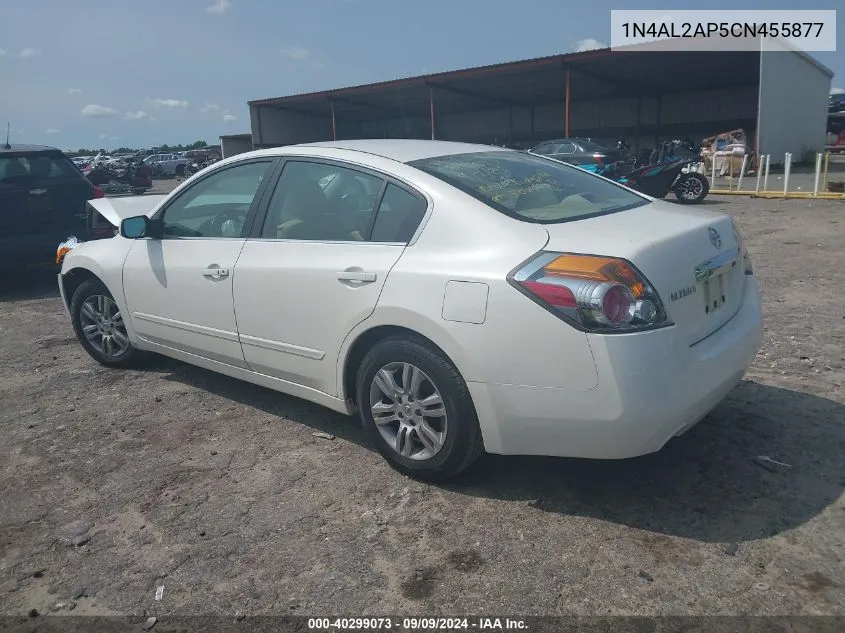 2012 Nissan Altima 2.5 S VIN: 1N4AL2AP5CN455877 Lot: 40299073