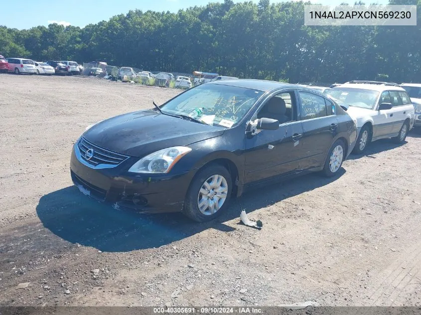 2012 Nissan Altima 2.5 S VIN: 1N4AL2APXCN569230 Lot: 40305691