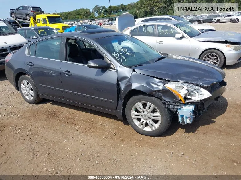 2012 Nissan Altima 2.5 S VIN: 1N4AL2APXCC155246 Lot: 40306354