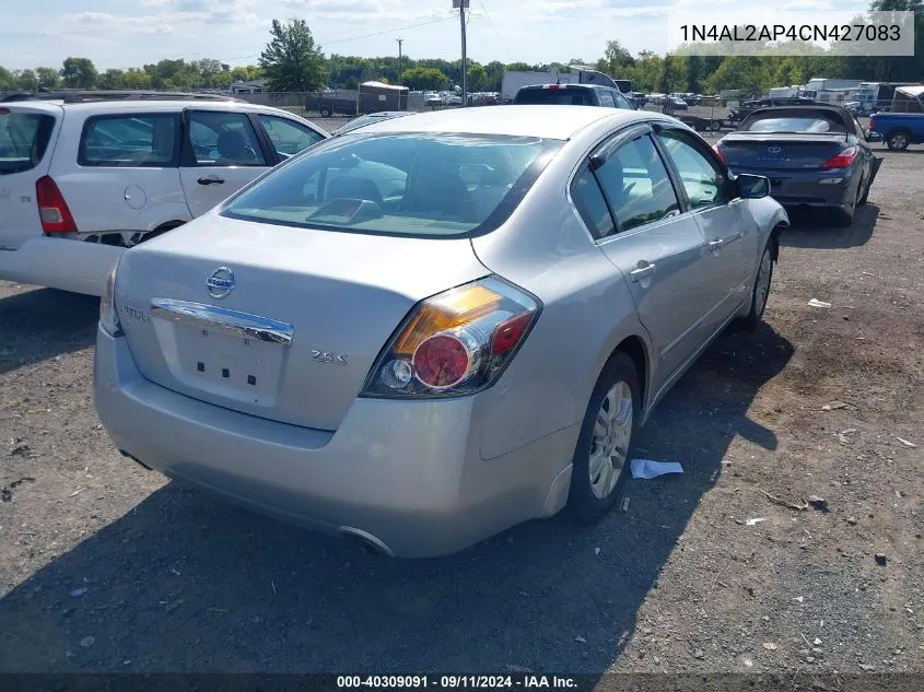 2012 Nissan Altima 2.5 S VIN: 1N4AL2AP4CN427083 Lot: 40309091