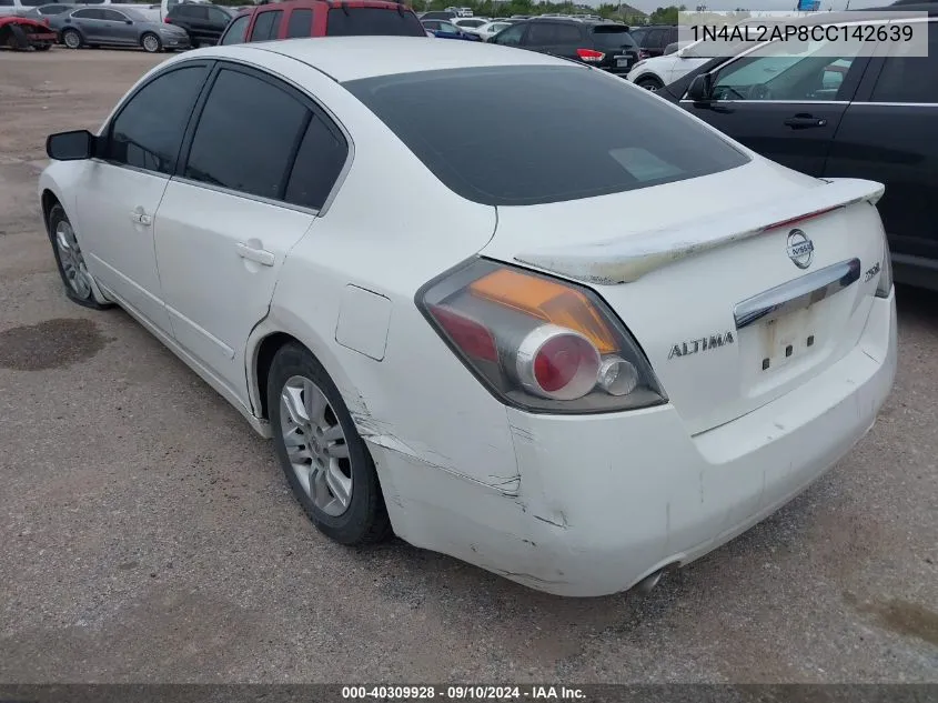 1N4AL2AP8CC142639 2012 Nissan Altima 2.5 Sl