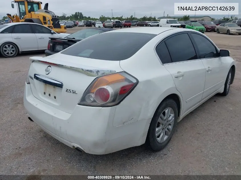 2012 Nissan Altima 2.5 Sl VIN: 1N4AL2AP8CC142639 Lot: 40309928