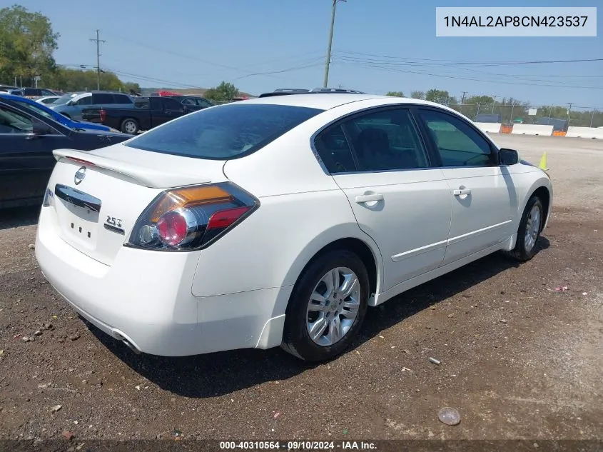 2012 Nissan Altima 2.5 S VIN: 1N4AL2AP8CN423537 Lot: 40310564