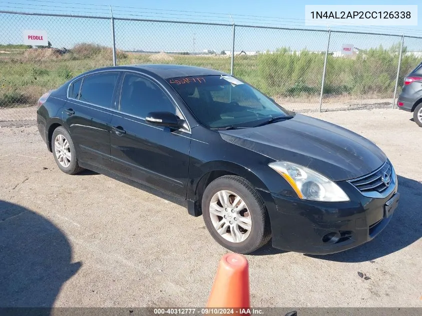 2012 Nissan Altima 2.5 S VIN: 1N4AL2AP2CC126338 Lot: 40312777