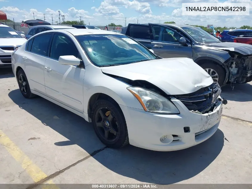 2012 Nissan Altima S VIN: 1N4AL2AP8CN542298 Lot: 40313607