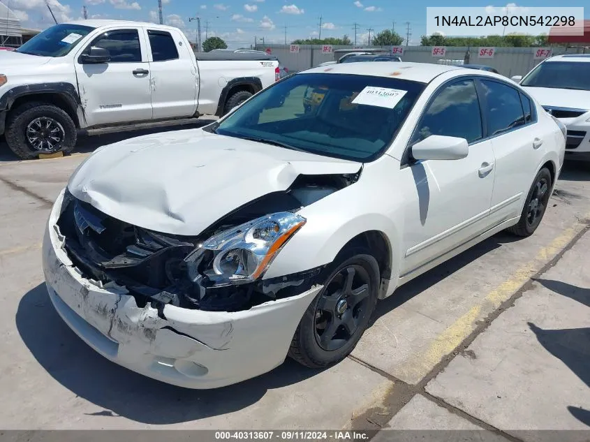 2012 Nissan Altima S VIN: 1N4AL2AP8CN542298 Lot: 40313607