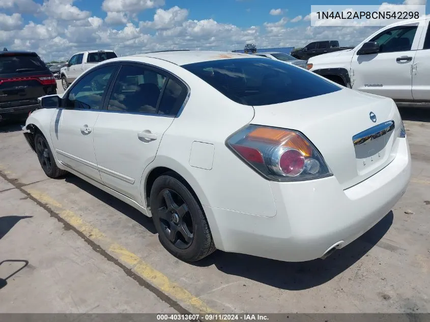 1N4AL2AP8CN542298 2012 Nissan Altima S