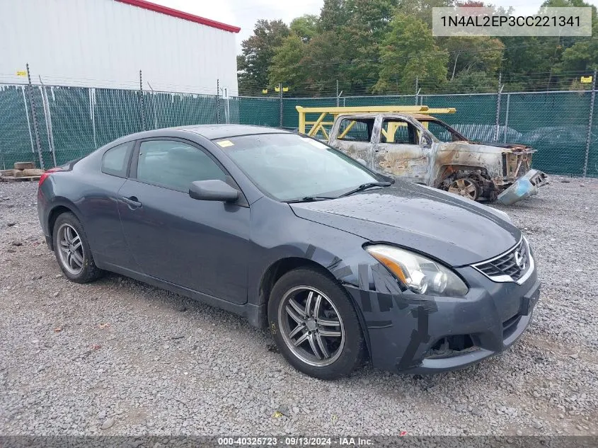 2012 Nissan Altima 2.5 S VIN: 1N4AL2EP3CC221341 Lot: 40325723