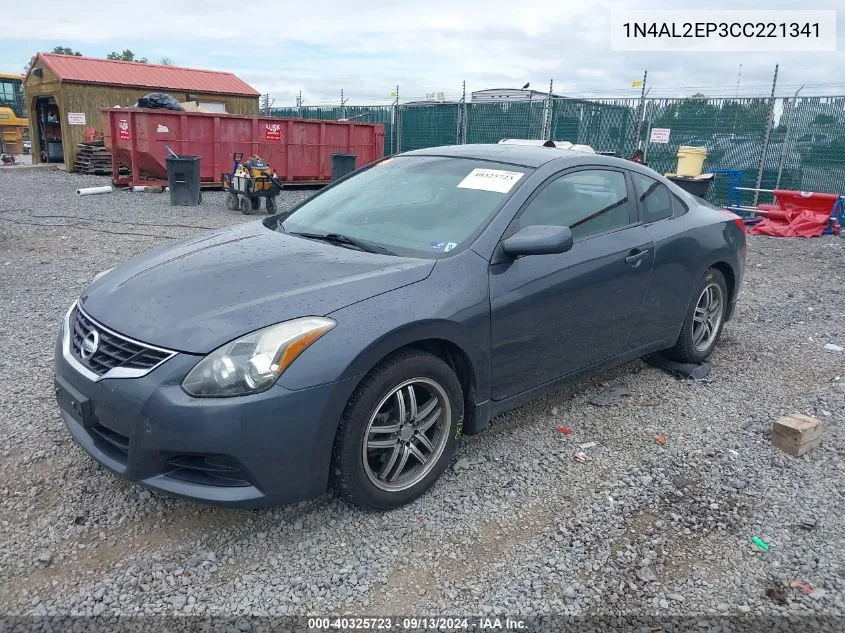 2012 Nissan Altima 2.5 S VIN: 1N4AL2EP3CC221341 Lot: 40325723