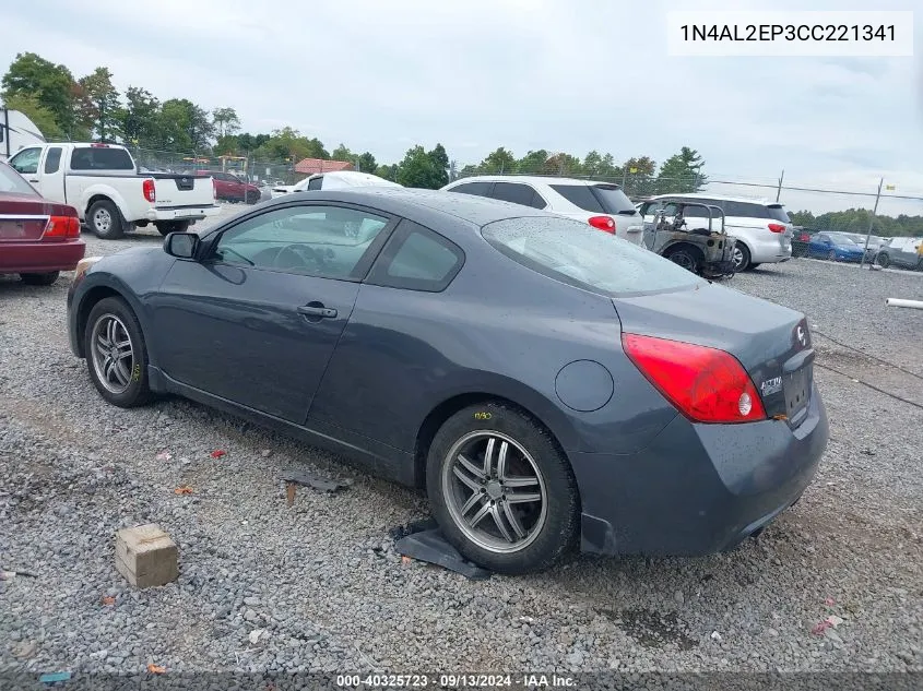 1N4AL2EP3CC221341 2012 Nissan Altima 2.5 S