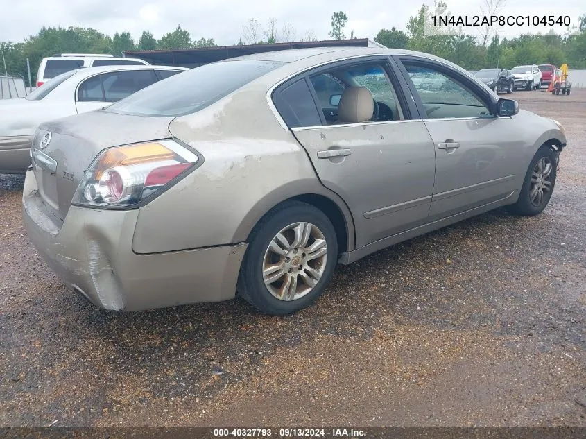 1N4AL2AP8CC104540 2012 Nissan Altima 2.5 S