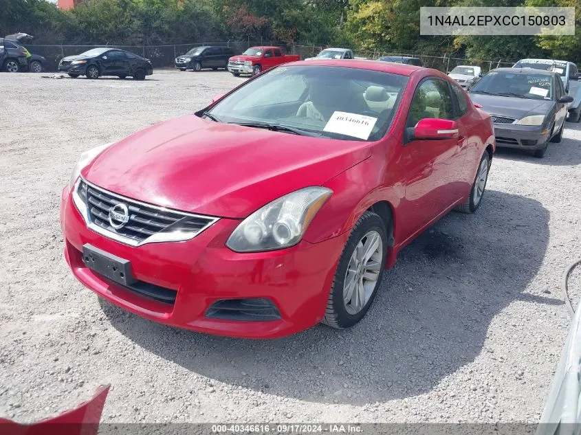 1N4AL2EPXCC150803 2012 Nissan Altima 2.5 S