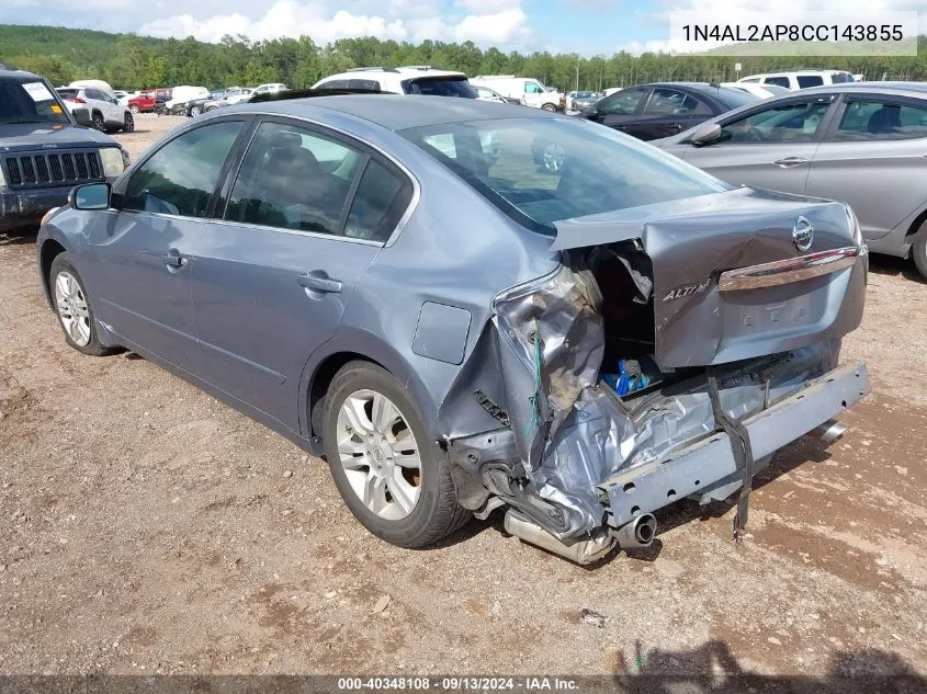 2012 Nissan Altima 2.5 S VIN: 1N4AL2AP8CC143855 Lot: 40348108