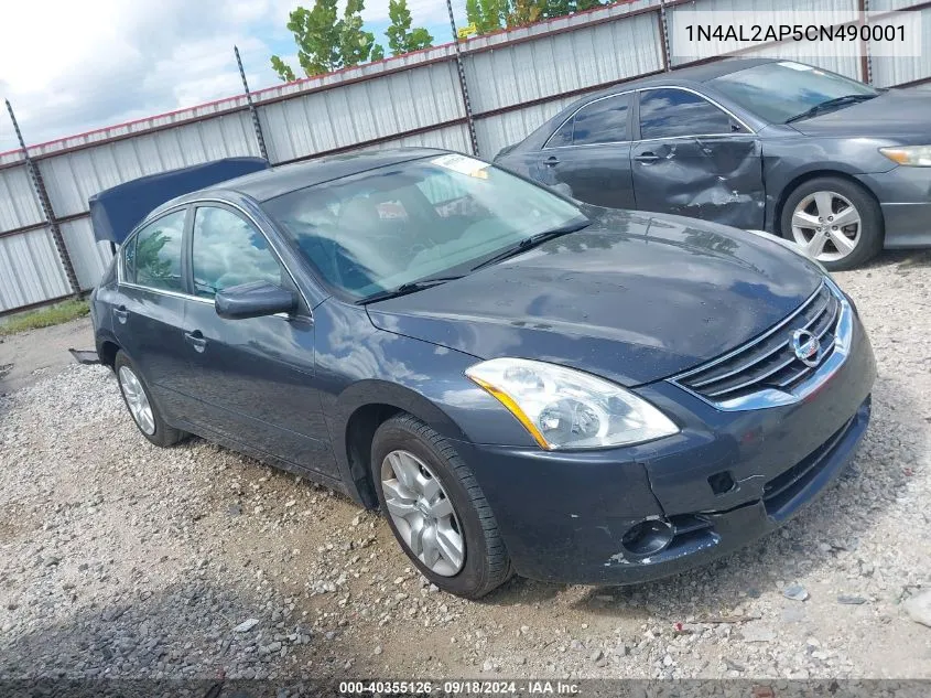 2012 Nissan Altima S VIN: 1N4AL2AP5CN490001 Lot: 40355126