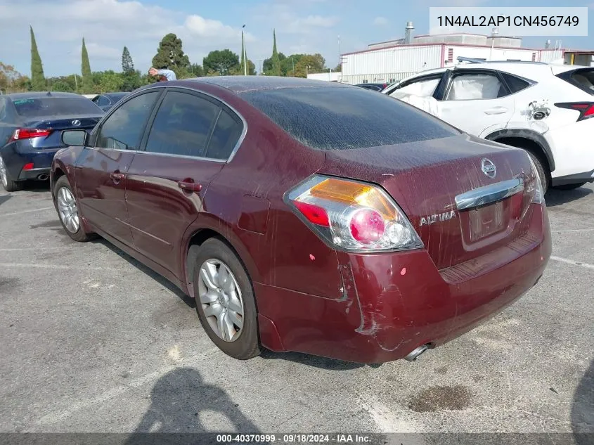 1N4AL2AP1CN456749 2012 Nissan Altima 2.5 S