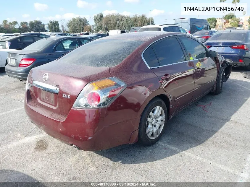 1N4AL2AP1CN456749 2012 Nissan Altima 2.5 S