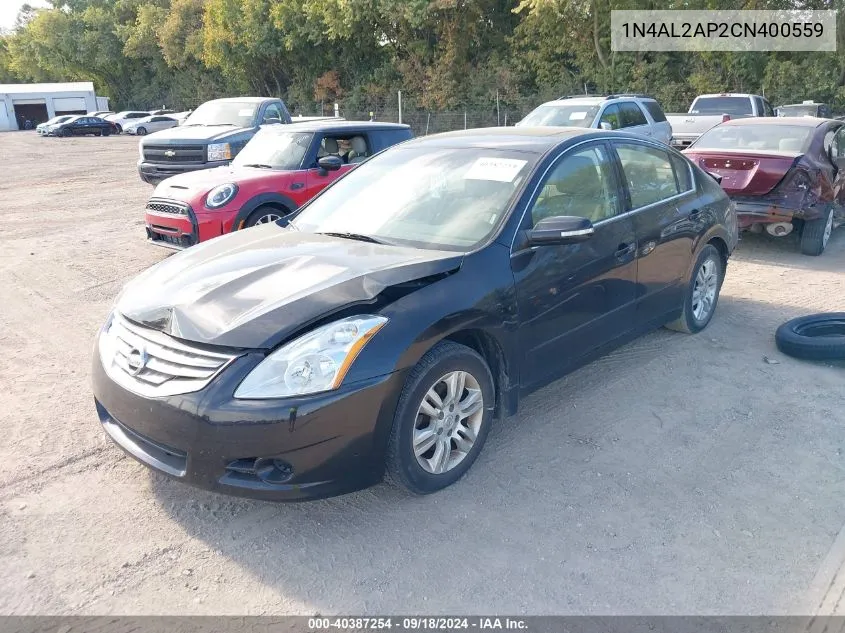 2012 Nissan Altima 2.5 S VIN: 1N4AL2AP2CN400559 Lot: 40387254