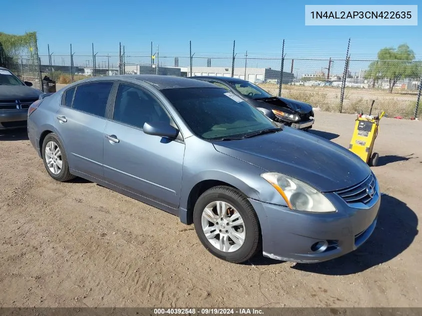 2012 Nissan Altima 2.5 S VIN: 1N4AL2AP3CN422635 Lot: 40392548