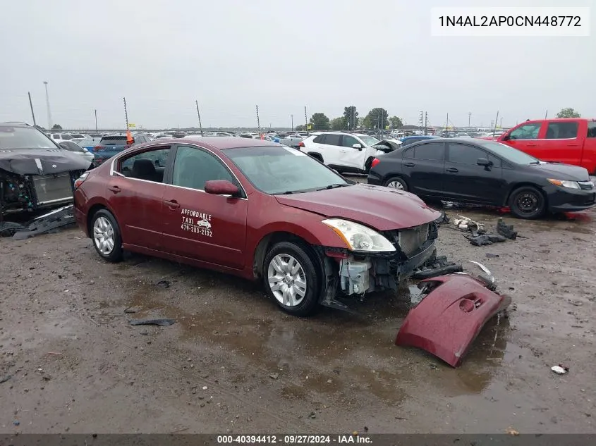 2012 Nissan Altima 2.5 S VIN: 1N4AL2AP0CN448772 Lot: 40394412