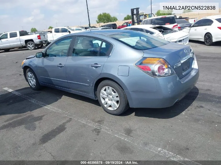 1N4AL2AP2CN522838 2012 Nissan Altima 2.5 S