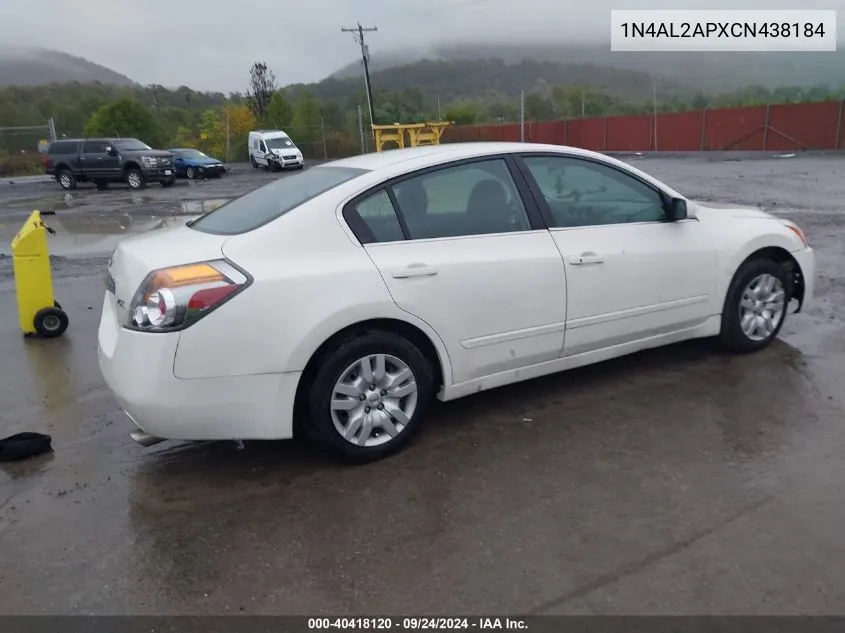 1N4AL2APXCN438184 2012 Nissan Altima 2.5 S