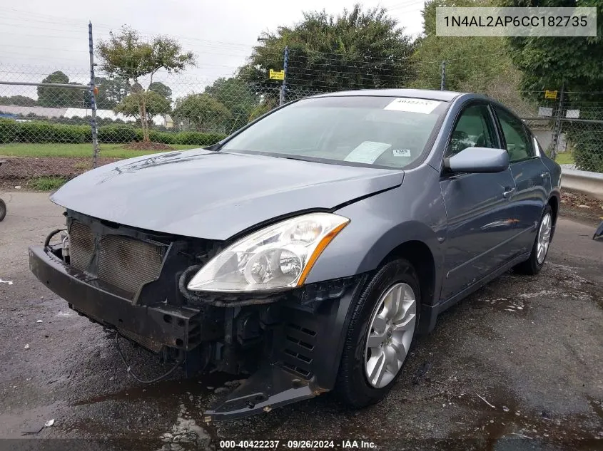 2012 Nissan Altima 2.5 S VIN: 1N4AL2AP6CC182735 Lot: 40422237