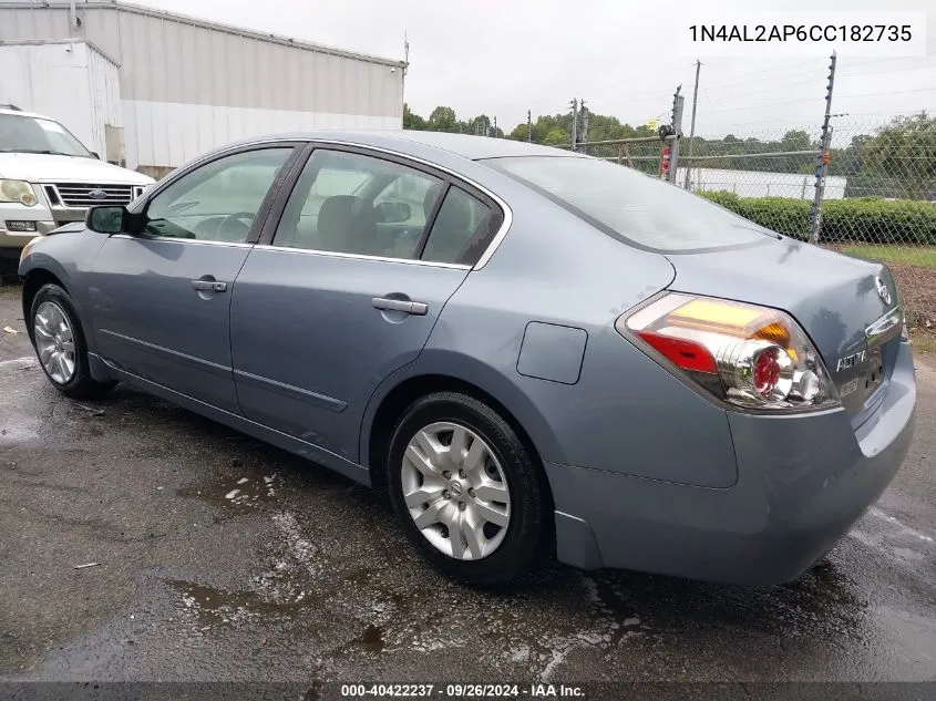 2012 Nissan Altima 2.5 S VIN: 1N4AL2AP6CC182735 Lot: 40422237