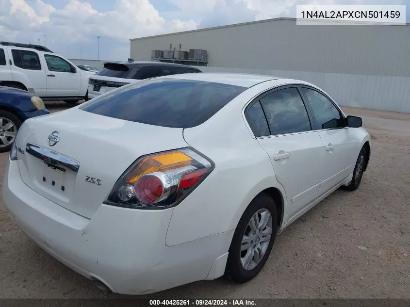 2012 Nissan Altima 2.5 S VIN: 1N4AL2APXCN501459 Lot: 40425261