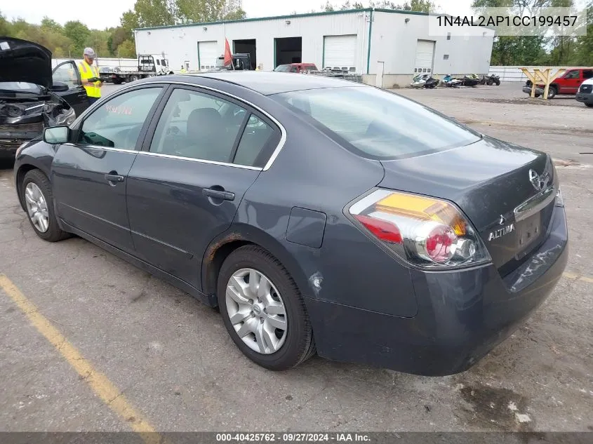 2012 Nissan Altima 2.5 S VIN: 1N4AL2AP1CC199457 Lot: 40425762