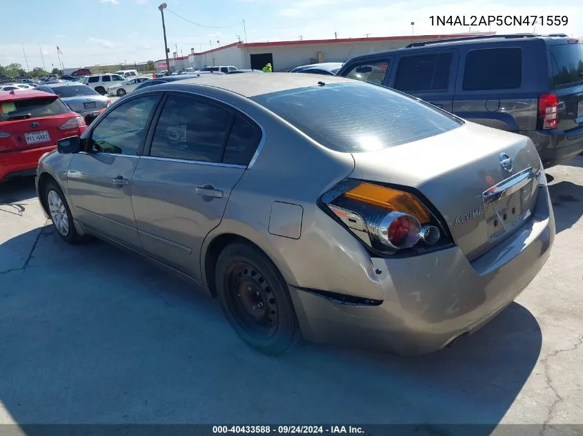 2012 Nissan Altima 2.5 S VIN: 1N4AL2AP5CN471559 Lot: 40433588