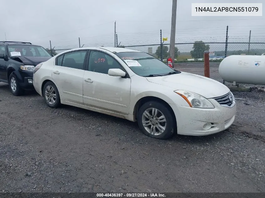 2012 Nissan Altima 2.5 S VIN: 1N4AL2AP8CN551079 Lot: 40436397