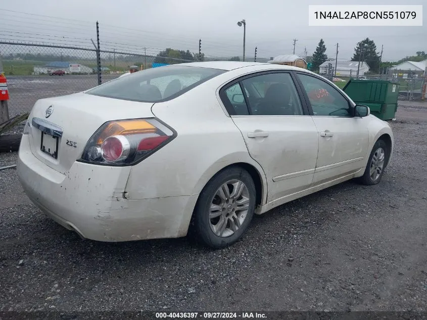 2012 Nissan Altima 2.5 S VIN: 1N4AL2AP8CN551079 Lot: 40436397