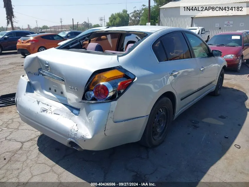 2012 Nissan Altima 2.5 S VIN: 1N4AL2AP8CN434182 Lot: 40436586