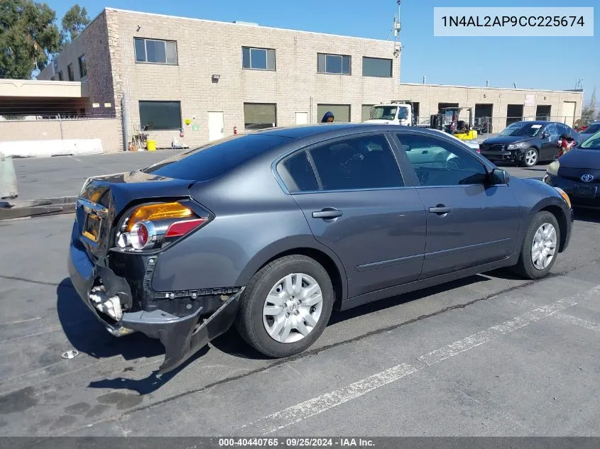 2012 Nissan Altima 2.5 S VIN: 1N4AL2AP9CC225674 Lot: 40440765