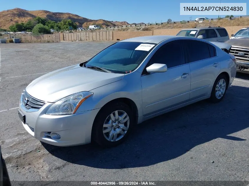 2012 Nissan Altima 2.5 S VIN: 1N4AL2AP7CN524830 Lot: 40442956