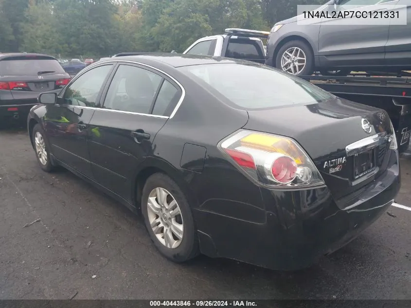 2012 Nissan Altima 2.5 S VIN: 1N4AL2AP7CC121331 Lot: 40443846