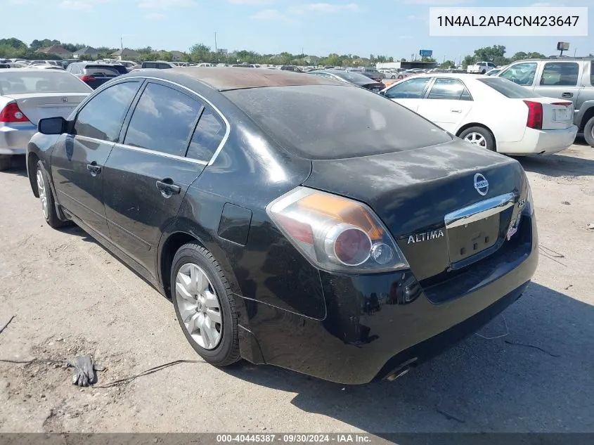 1N4AL2AP4CN423647 2012 Nissan Altima 2.5 S