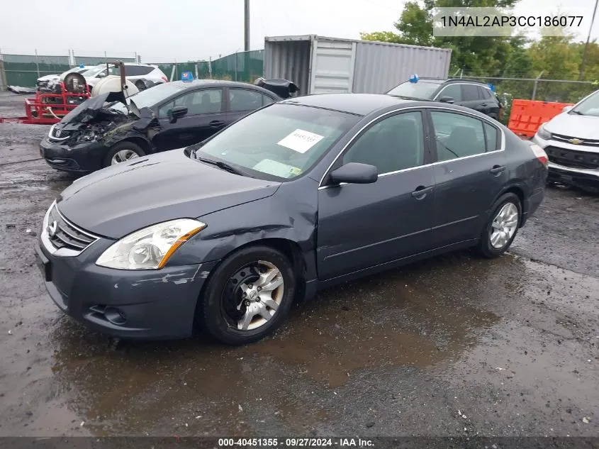 2012 Nissan Altima 2.5 S VIN: 1N4AL2AP3CC186077 Lot: 40451355