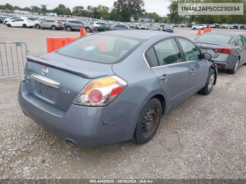 2012 Nissan Altima S VIN: 1N4AL2AP5CC230354 Lot: 40459835