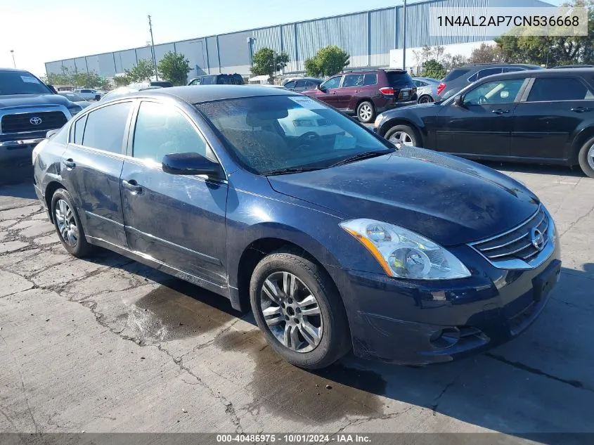 2012 Nissan Altima 2.5 S VIN: 1N4AL2AP7CN536668 Lot: 40486975