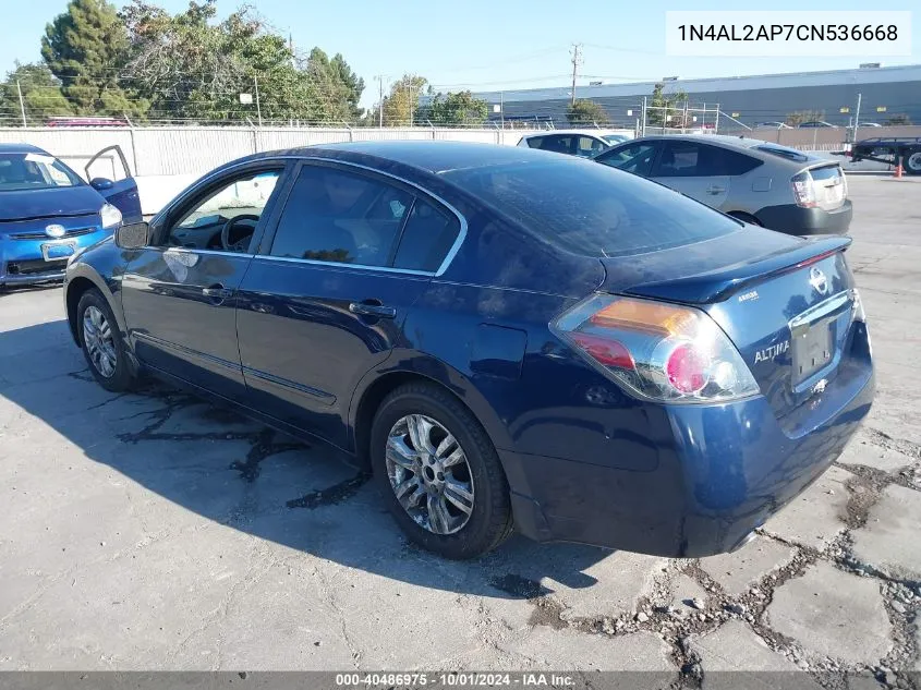 1N4AL2AP7CN536668 2012 Nissan Altima 2.5 S